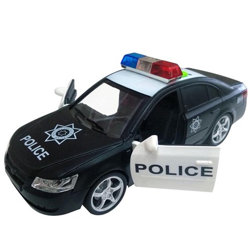 Carro de Policia com Luz e Sirene - Shiny Toys