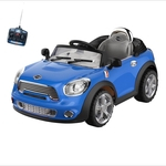 Carro Eletrico Infantil Conversivel 6V Com Controle Remoto Azul