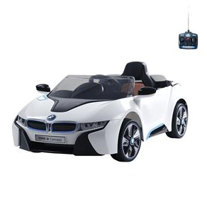 Carro Infantil Eletrico Esporte BMW I8 6V com Controle Remoto Branco