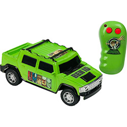 Carro Rádio Controle Ben 10 B-Hummer 3 Funções Candide Verde