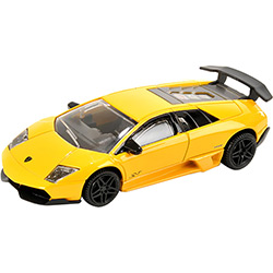 Tudo sobre 'Carro Réplica Lamborghini Murciélago Amarelo 1:43 CKS'