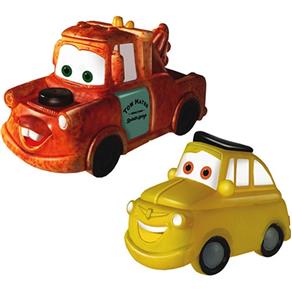 Carros Tow Mater e Luigi em Vinil - Lider Brinquedos