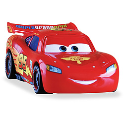 Tudo sobre 'Cars 2 - Veículos Básicos 1:55 - Relâmpago McQueen com Rodas de Corrida - Mattel'