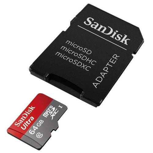 Tudo sobre 'Cartão 64gb Micro Sd com Adaptador Sd Sandisk Sdsdqua-064g-Uq46a'