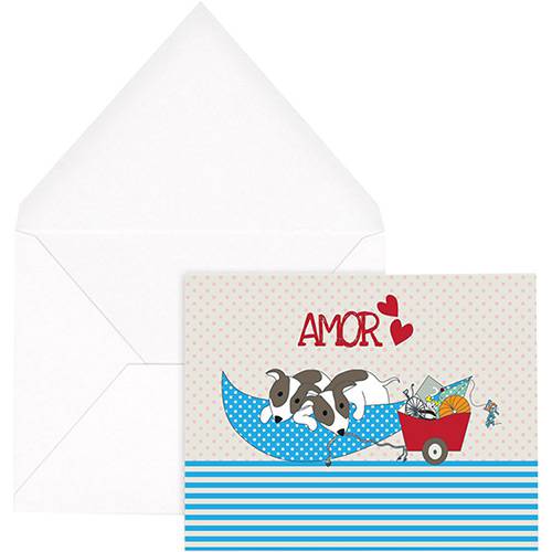 Tudo sobre 'Cartão com Envelope Amor Dogs - Joy Paper'