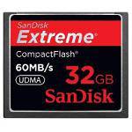 Tudo sobre 'Cartão Compact Flash 32gb Sandisk Extreme 60mb/S 400x'