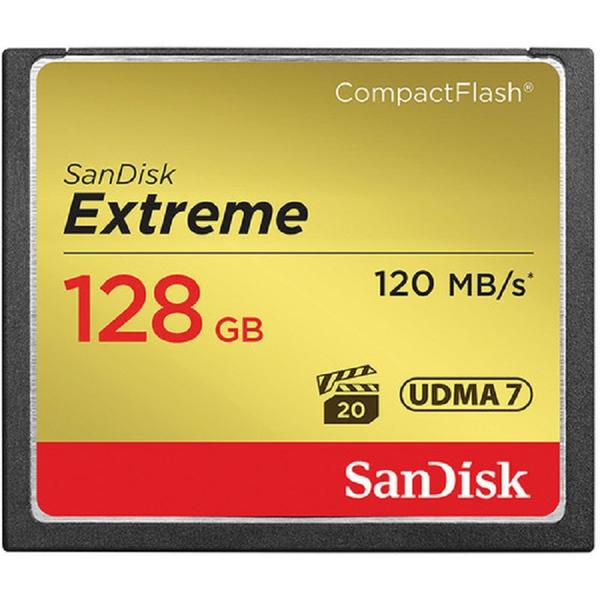 Cartão Compact Flash Sandisk Extreme 128GB 120MB/S