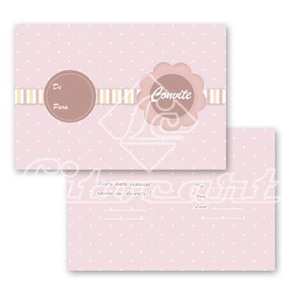 Cartão Convite com 10un (10x7,5cm) LC-10 Litocart