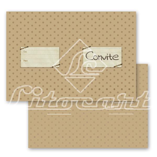 Cartão Convite com 10un (10x7,5cm) LC-26 Litocart