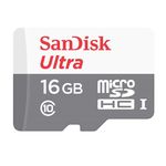 Cartao de Memoria 16 Gb Sandisk Ultra Micro Sd Classe 10 48MB - Sdsqunb-016G-GN3MA