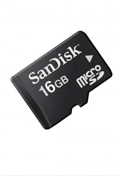 Cartão de Memória 16GB Micro SD com Adaptador SanDisk
