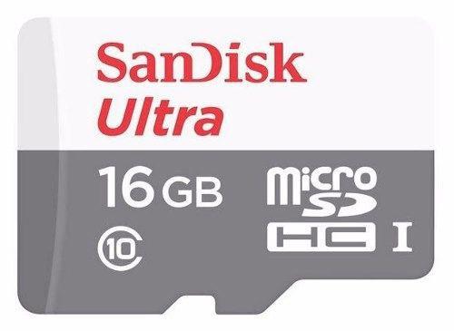 Cartão de Memória 16gb Micro Sd Ultra 80mbs Classe10 Sandisk