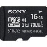 Cartão de Memória 16gb Micro Sdhc com Adaptador Classe 10 Sr
