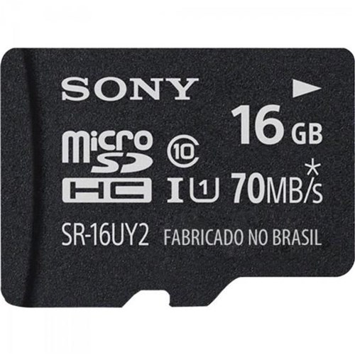 Cartao de Memoria 16Gb Micro Sdhc com Adaptador Srac-A1 Classe 10 Sony