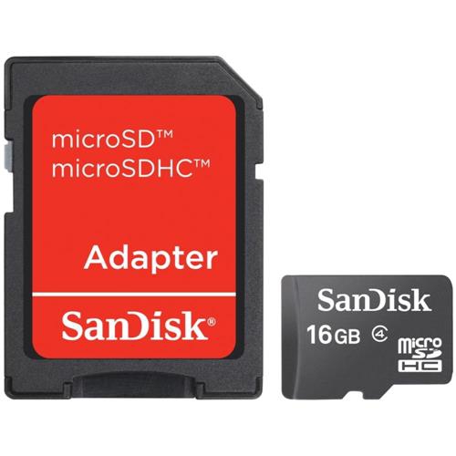 Cartão de Memória 16GB Sandisk com Adaptador