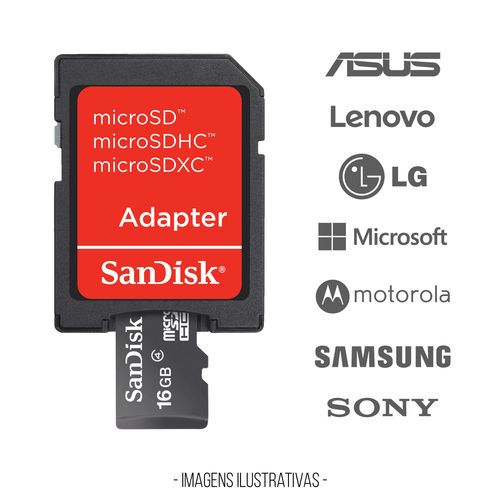 Cartão de Memória 16gb Sandisk para J3 Prime