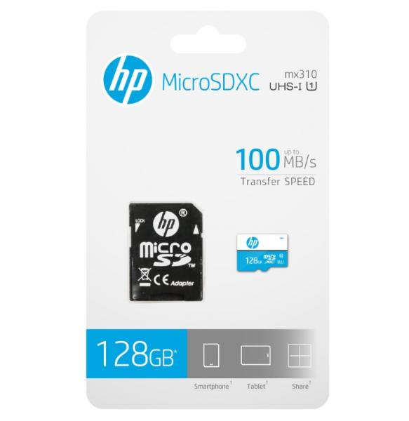 Cartão de Memória 128GB Micro SD Classe 10-HP