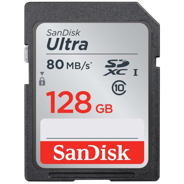 Cartão de Memória 128Gb Ultra Uhs-I Sdxc Class 10 Sandisk