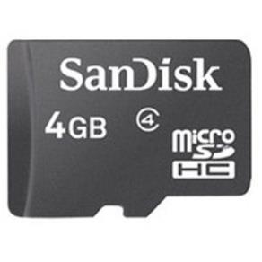 Cartão de Memória 4Gb Micro Sdhc Sandisk Sdsdqm-004G-B35A
