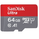 Cartão De Memoria 64gb Micro Sd Cl10 100mb/s Ultra Plus Sdsquar Sandisk