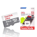 Cartão De Memória 64gb MicroSDXC 80mb/s Ultra SanDisk