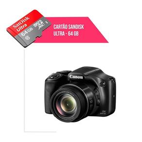 Cartão de Memória 64gb Ultra para Câmera Canon Powershot Sx530-Hs