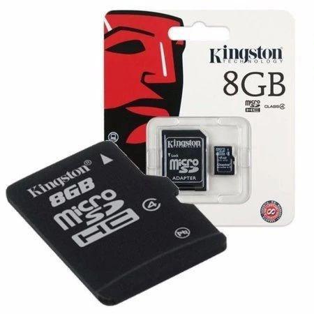 Cartão de Memória 8GB Micro SD C/ Adapt SD - Kingston