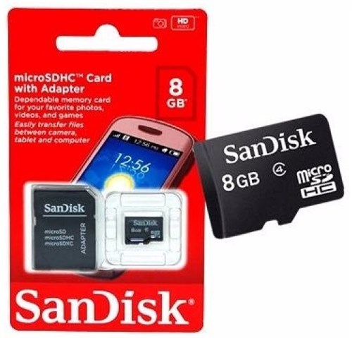 Cartão de Memória 8gb Micro Sd com 1 Adapter - Sandisk