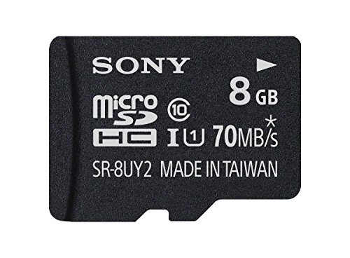 Cartao de Memoria 8GB Micro SDHC com Adaptador SR-8UY2 Classe 10 SONY