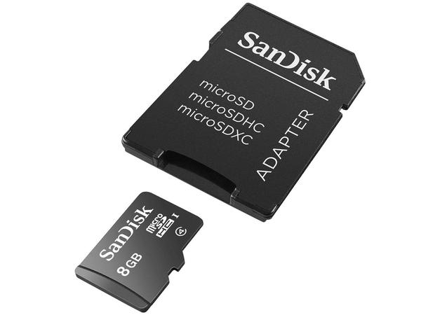 Cartão de Memória 8GB SD SEM Adaptador - SanDisk