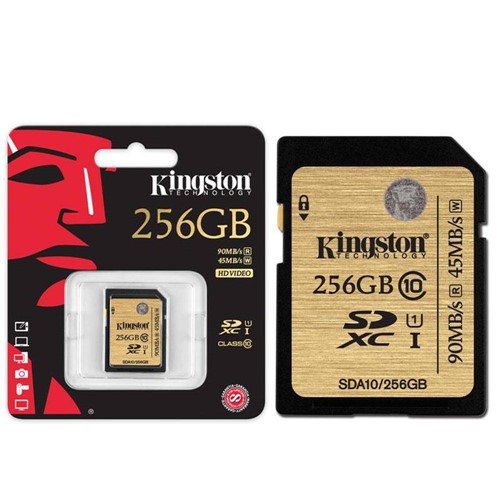 Cartao de Memoria Classe 10 Kingston Sda10/256gb Secure Digital Ultimate Sdxc 256gb Uhs-I