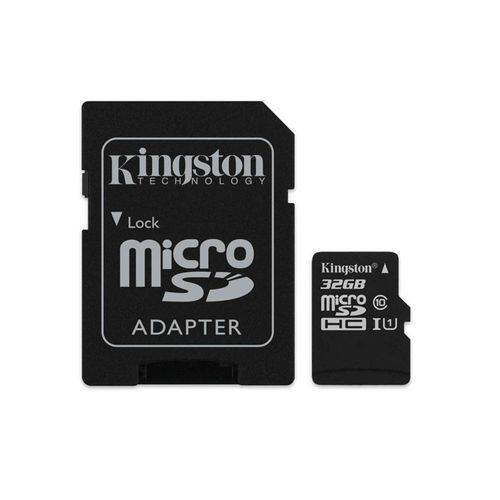 Cartao de Memoria Classe 10 Kingston Sdc10g2/32gb Micro Sdhc 32g