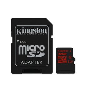 Cartão de Memória Classe 10 Kingston Sdca3/32Gb Micro Sdhc 32Gb Uhs-I U3 com Adaptador Sd