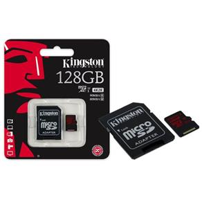 Cartão de Memória Classe 10 Micro SDXC 128GB SDCA3/128GB Kingston