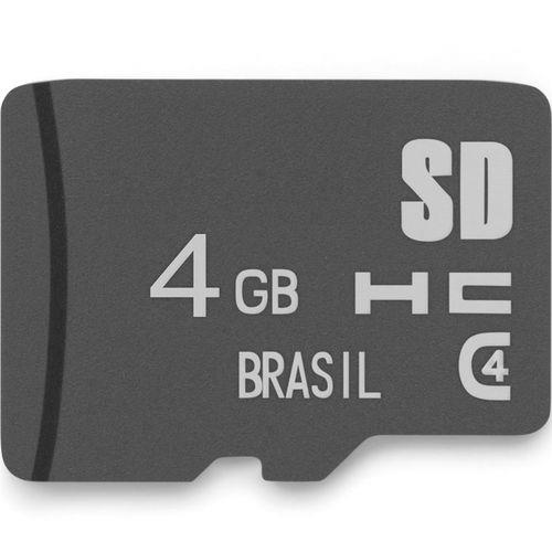 Cartão de Memória Classe 4 4GB Multilaser MC144