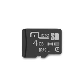 Cartão de Memória Classe 4 4GB Multilaser - MC144