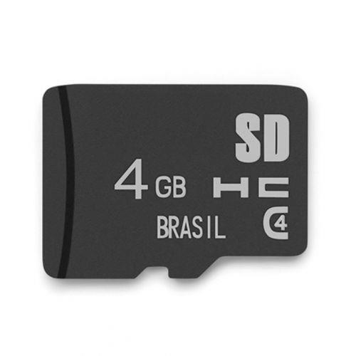 Cartão de Memória Classe 4 4GB Multilaser - MC144