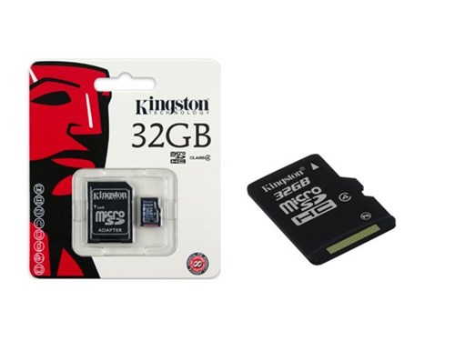 Cartao de Memoria Classe 4 Kingston Sdc4/32Gb Micro Sdhc 32Gb com Adaptador Sd