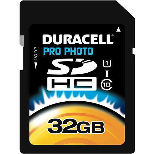 Tamanhos, Medidas e Dimensões do produto Cartão de Memória Duracell Class 10 32GB