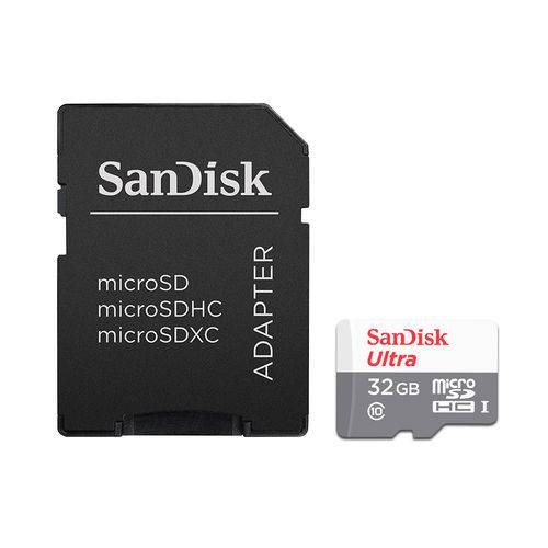 Cartão de Memória 32gb Cl10 80mb/s Ultra - Sandisk