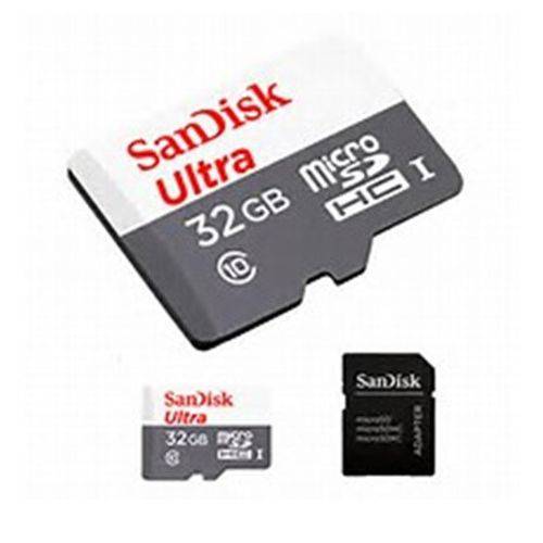 Cartão de Memoria 32gb Micro Sd Cl10 80mb/s Ultra Sdsquns Sandisk