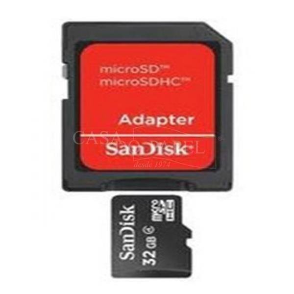 Cartão de Memória 32GB Micro SD com Adaptador Sandisk