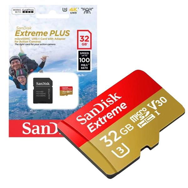 Cartão de Memória 32gb Micro Sd Extreme 100mbs Sandisk