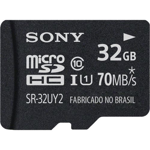 Cartão de Memória 32gb Micro Sdhc com Adaptador Classe 10 Sr-32uy2 Sony