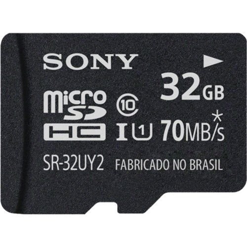 Cartao de Memoria 32Gb Micro Sdhc com Adaptador Srac-A1 Classe 10 Sony