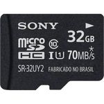 Cartão de Memória 32gb Micro Sdhc com Adaptador Srac-A1 Classe 10 Sony