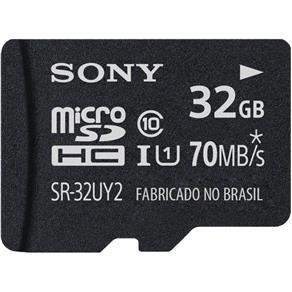 Cartão de Memória 32gb Micro Sdhc com Adaptador Srac-a1 Classe 10 Sony