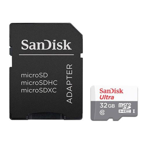 Cartao de Memoria 32 Gb Sandisk Ultra Micro Sd Classe 10 80m
