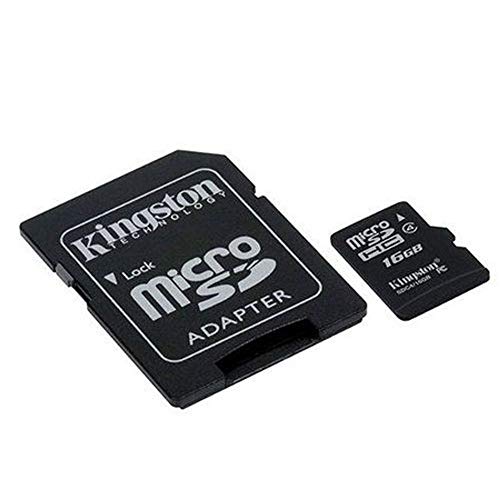 Cartao de Memoria Kingston 16GB Micro SDHC Classe 10 + ADAPT SD - SDC10/16GB