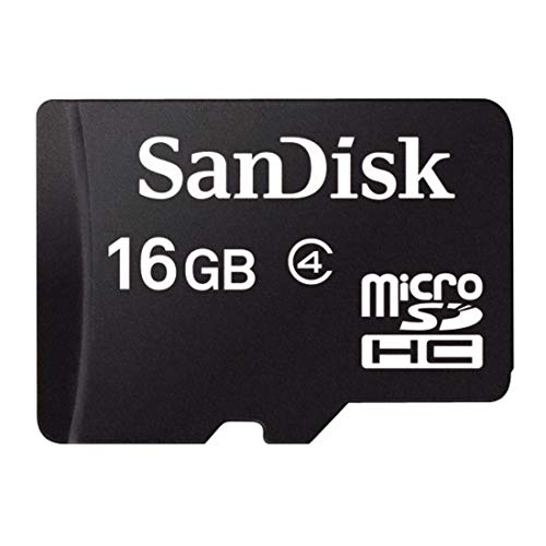 Cartão de Memória Kingston 16GB MicroSDHC com Adaptador SD (classe 4)